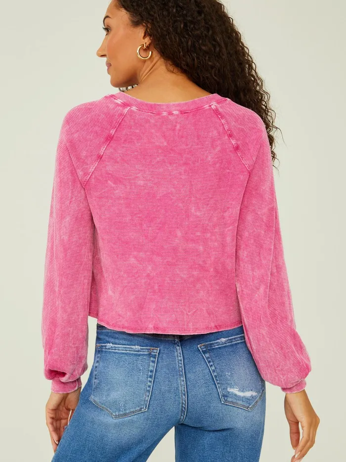 Women Viola Thermal Top Shockingpink Altar039d State Blouses