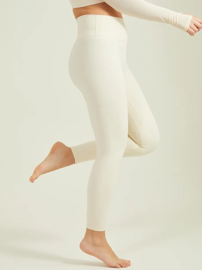 Women Waterfall Leggings Cream Altar039d State Activewear