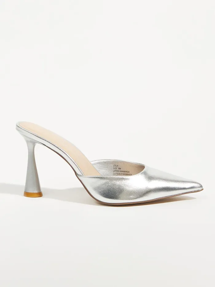 Women Zola Metallic Heel By Matisse Silver Altar039d State Heels