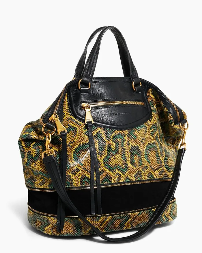 Worth It Expandable Tote Cumin Snake Women Aimee Kestenberg Tote Bags