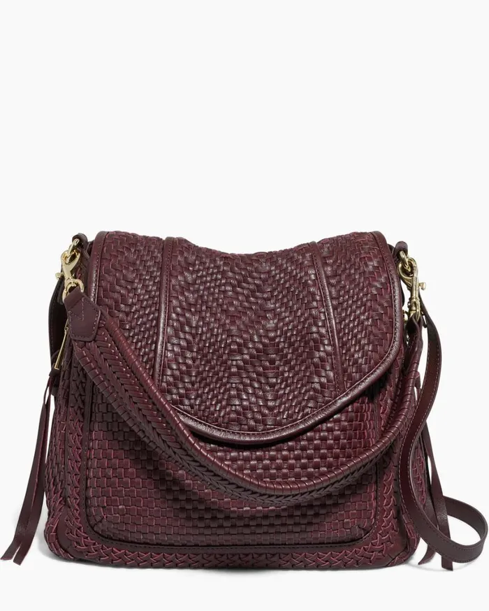 Woven All For Love Convertible Shoulder True Plum Women Aimee Kestenberg Crossbody Bags Woven All For Love Convertible Shoulder True Plum Women Aimee Kestenberg Crossbody Bags