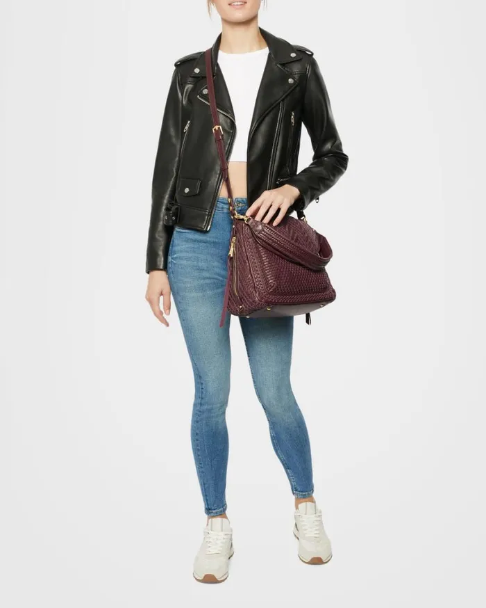 Woven All For Love Convertible Shoulder True Plum Women Aimee Kestenberg Crossbody Bags