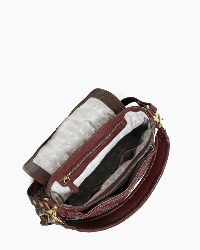 Woven All For Love Convertible Shoulder True Plum Women Aimee Kestenberg Crossbody Bags