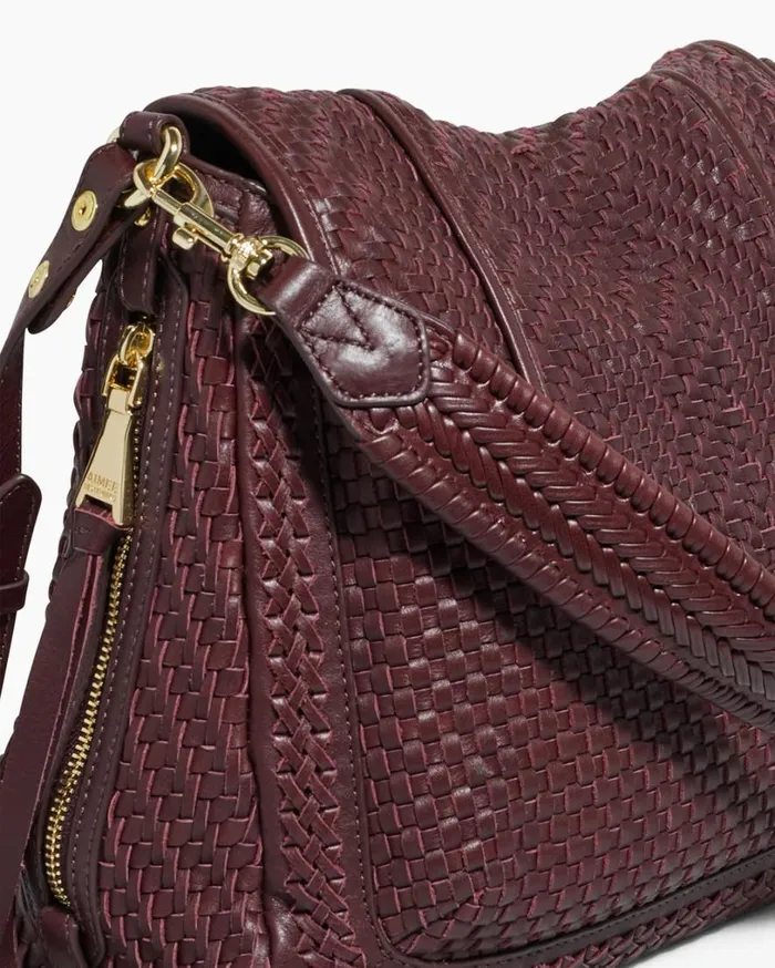 Woven All For Love Convertible Shoulder True Plum Women Aimee Kestenberg Crossbody Bags