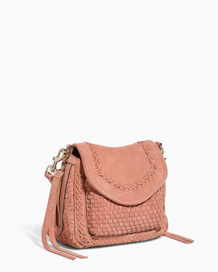 Woven All For Love Mini Crossbody Apricot Suede Women Aimee Kestenberg Crossbody Bags