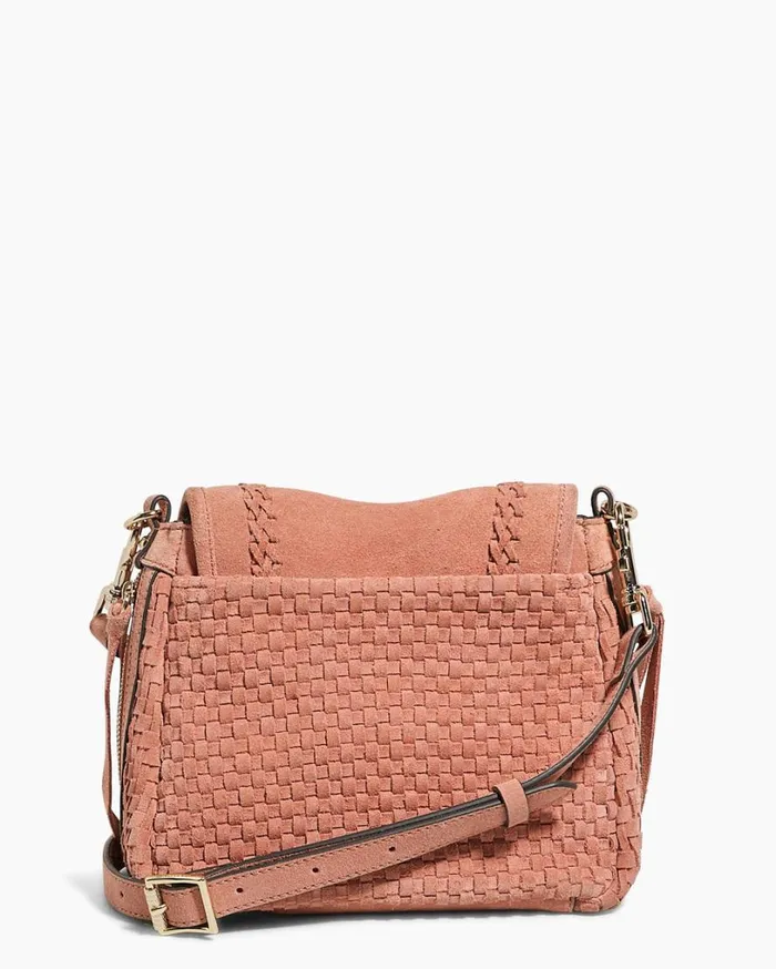 Woven All For Love Mini Crossbody Apricot Suede Women Aimee Kestenberg Crossbody Bags