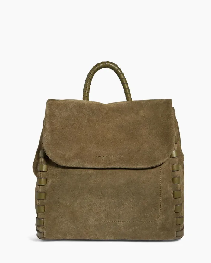 Zen Backpack Kelp Suede Women Aimee Kestenberg Backpacks