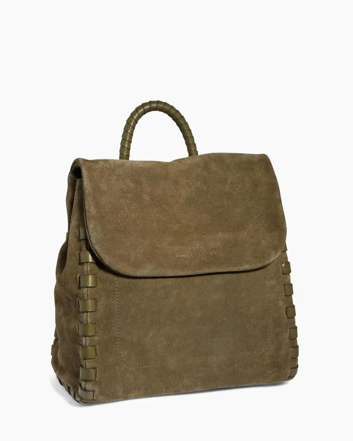 Zen Backpack Kelp Suede Women Aimee Kestenberg Backpacks