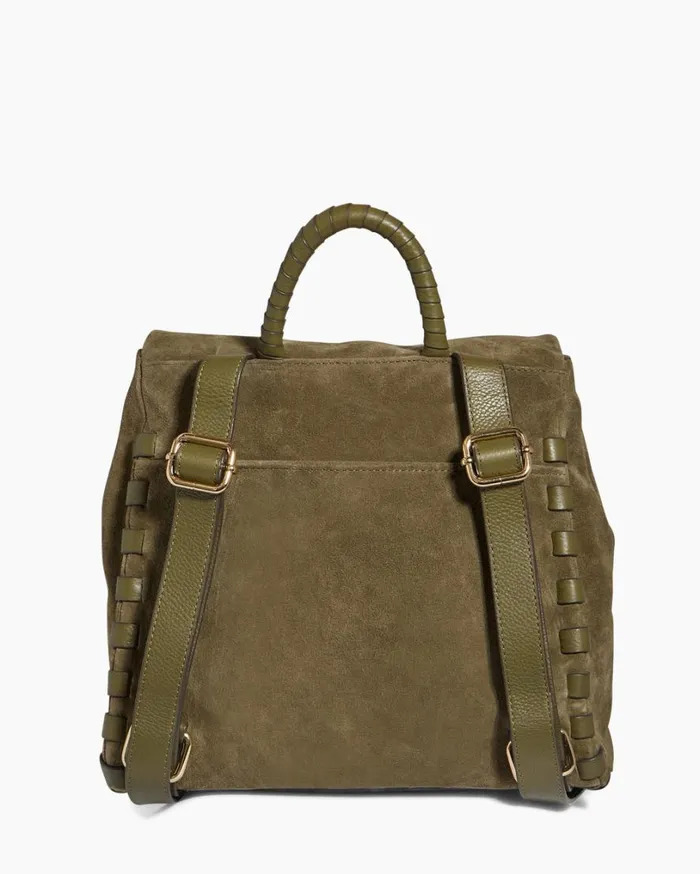 Zen Backpack Kelp Suede Women Aimee Kestenberg Backpacks