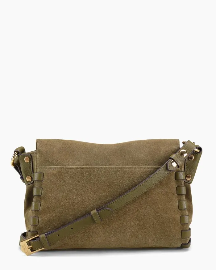 Zen Convertible Crossbody Kelp Suede Women Aimee Kestenberg Crossbody Bags