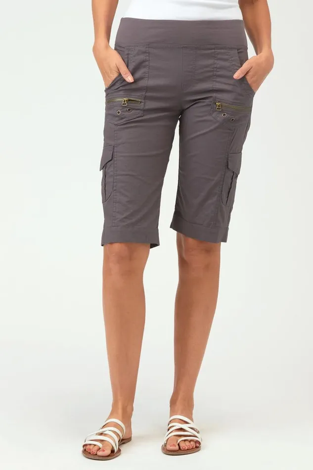 Zola Bermuda Short Charcoal Clothing XCVI Shorts