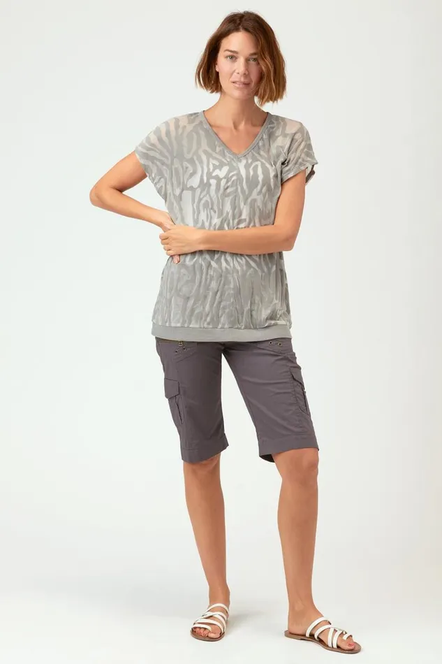 Zola Bermuda Short Charcoal Clothing XCVI Shorts