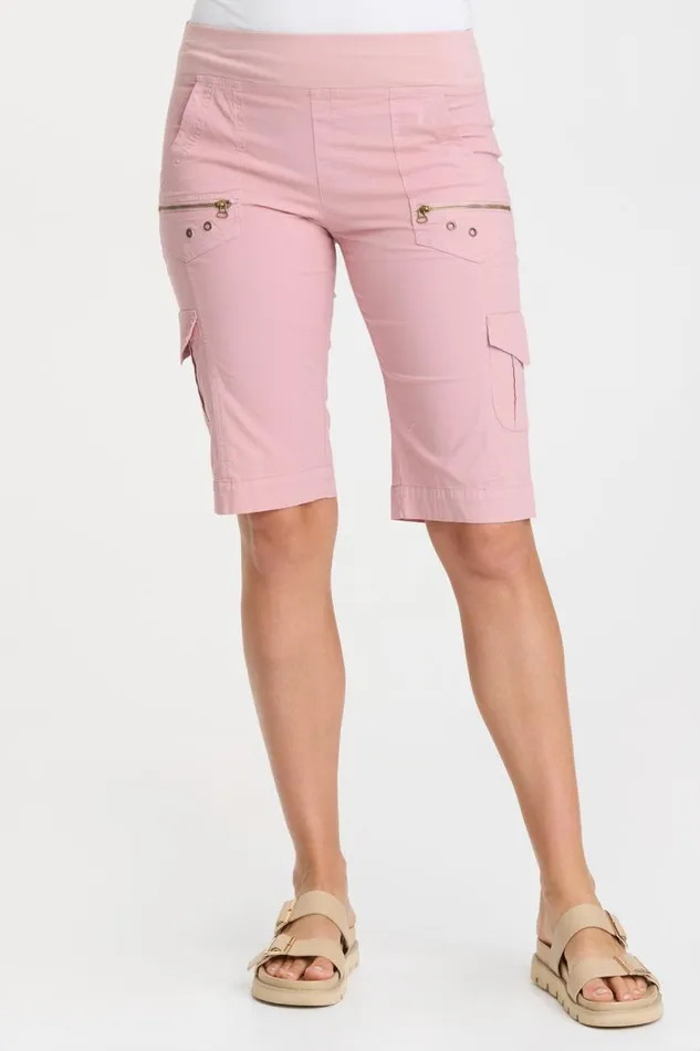Zola Bermuda Short Lavender Suede Clothing XCVI Shorts