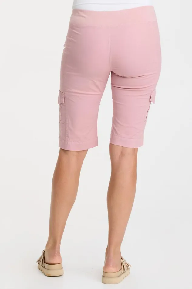 Zola Bermuda Short Lavender Suede Clothing XCVI Shorts